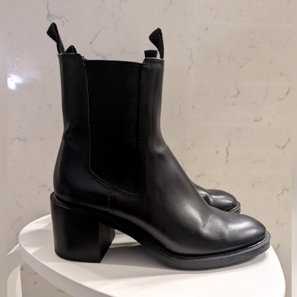 Black Chelsea Ankle Boots - Picture 2 of 10